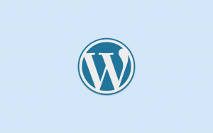 Logo WordPress Biru