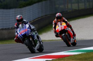 Duel keren Lorenzo vs Maarques MotoGP Mugello Italia 2014