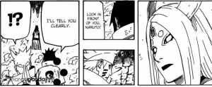 Sasuke meminta Naruto serius dengan Ootsutsuki Kaguya