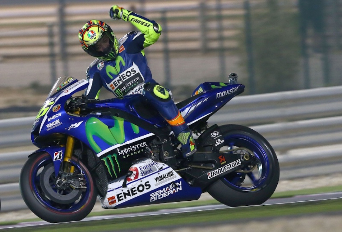 Rossi menang di Losail Qatar MotoGP 2015