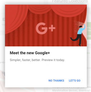 Undangan Google+ Baru