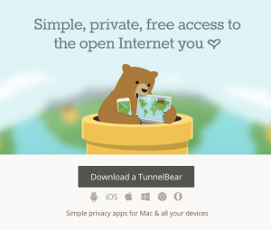 TunnelBear solusi VPN murah dan gratis