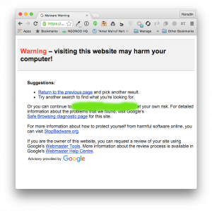 Penumpang Gelap : Malware di WordPress