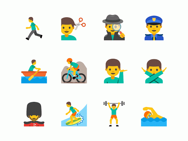 Beberapa New Android 7.1 Emoji