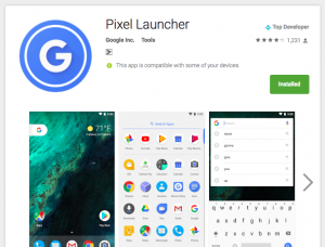 Pixel Launcher rilis di Google Play