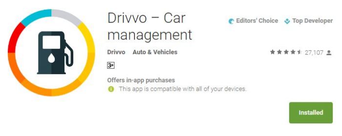 Drivvo car management