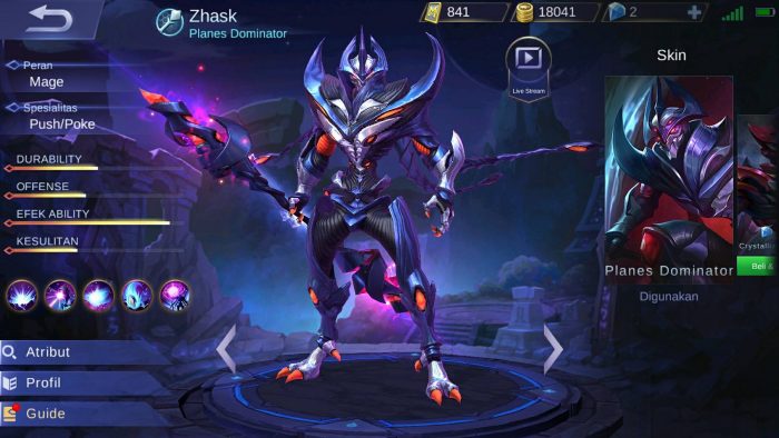 Hero Zhask Alien yang Cepat dan Kuat