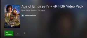 Age of Empires 4 di XBOX Store