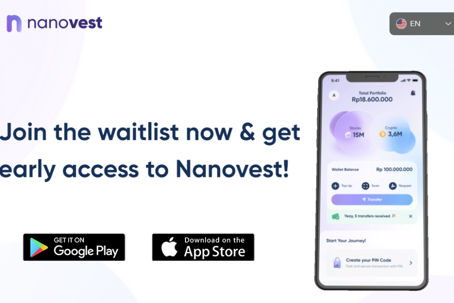 Aplikasi NanoVest di Android dan iOS
