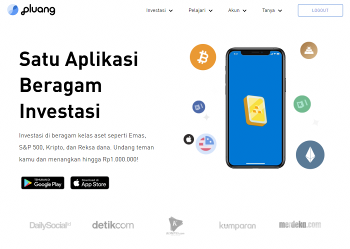 PLUANG Satu Aplikasi untuk Beragam Investasi