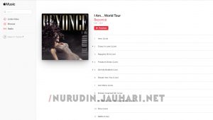 Album I am World Tour Beyonce di Apple Music