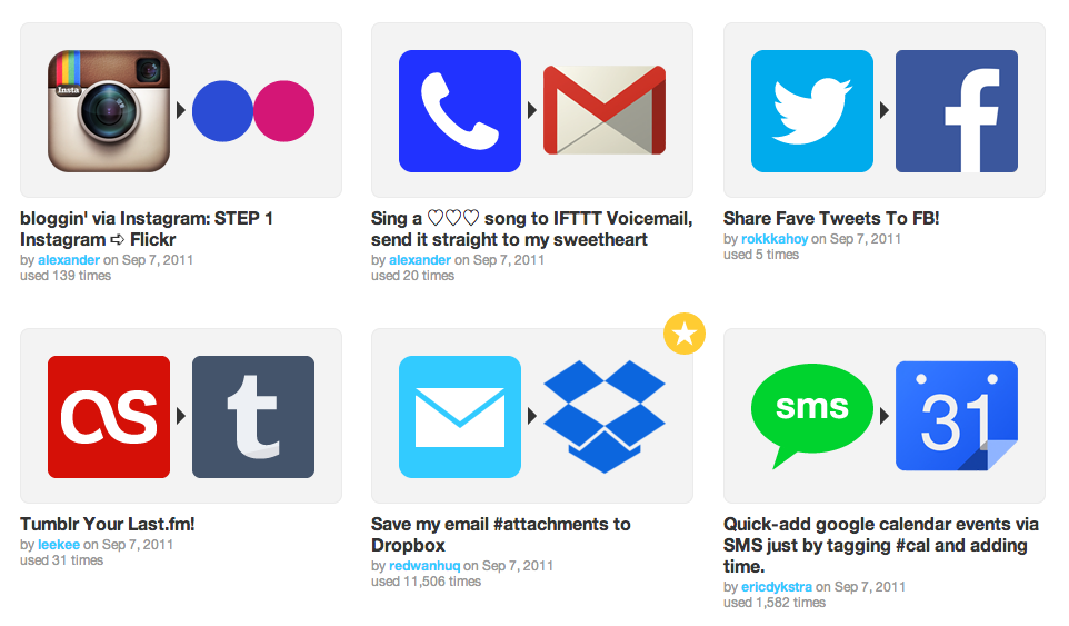 Bermain Resep IFTTT di iPhone