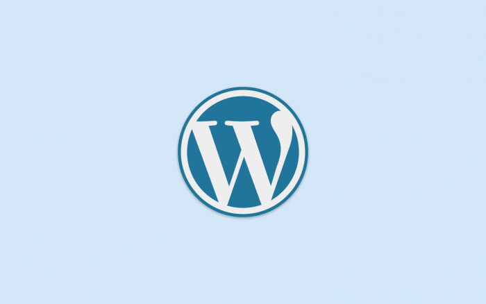 Logo WordPress Biru