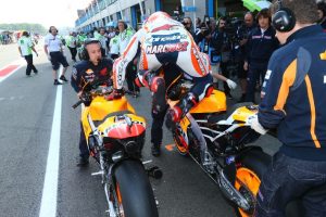 Aksi Pindah Motor Marc Marquez di Assen 2014 - 2