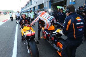 Aksi Pindah Motor Marc Marquez di Assen 2014 - 4