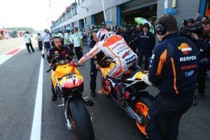 Aksi Pindah Motor Marc Marquez di Assen 2014 - 5
