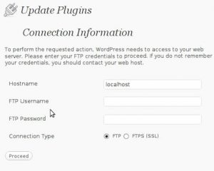 Sakitnya menemukan pesan FTP di WordPress