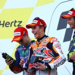 Koleksi Foto2 Selebrasi Sirkuti Silverstone Inggris MotoGP 2014 6 Jorge, Marc dan Rossi Selebrasi Podium Silverstone MotoGP 2014