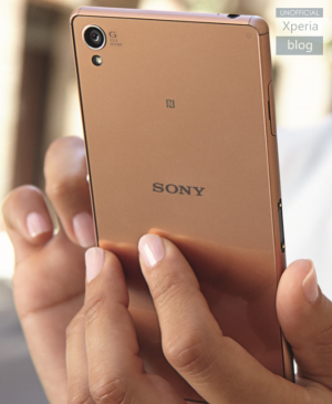 Warna Copper/Tembaga Sony Xperia Z3