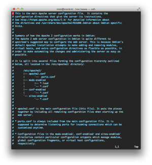 Setting Web Server Apache 2