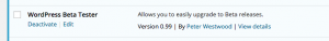 WordPress Beta Tester Plugin