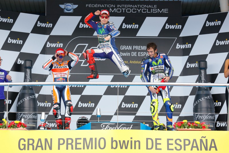 Jorge Lorenzo Fight Back di Jerez MotoGP 2015