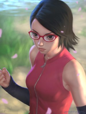 Sarada Uchiha versi 3D