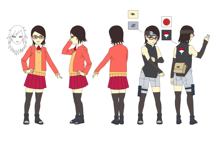 Siapa Ibu Sarada Uchiha sebenarnya? 2 Sarada Uchiha versi penggemar