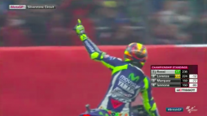 Valentino Rossi Selisih 12 dari Jorge dan 77 dari Marc Silverstone 2015