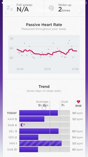 Passive Hearth Rate Jawbone UP3