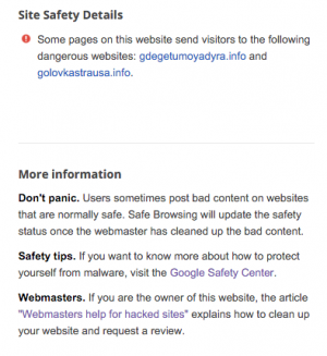 Laporan Malware WordPress dari Google