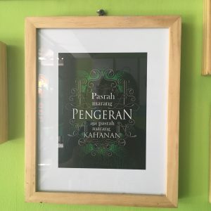 Pasrah Marang Pangeran ojo marang kahanan