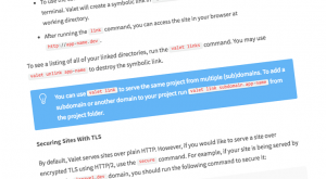 Serve with Laravel Valet