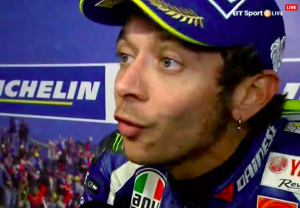 Valentino Rossi Wawancara di BT Sport setelah Balapan MotoGP Australia