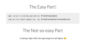 Cara Super cepat Install Easy Engine