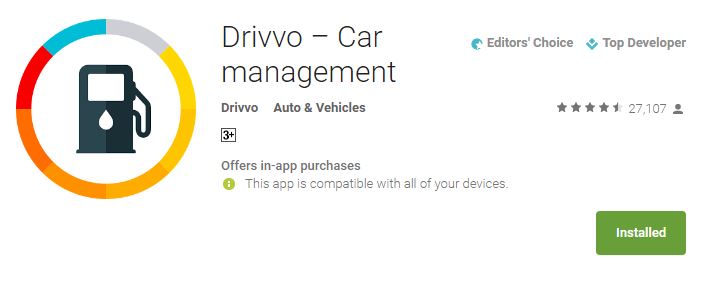 Drivvo: Aplikasi Pencatat Biaya Bulanan Kendaraan Terbaik di Android