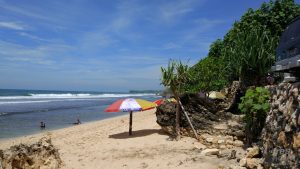 Enaknya pagi pagi kalau ke pantai di gunungkidul