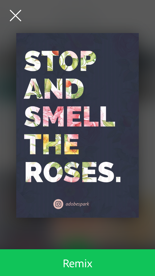 Adobe Spark Post: Aplikasi Pembuat Quote, Kata Mutiara, Ucapan di iPhone yang keren