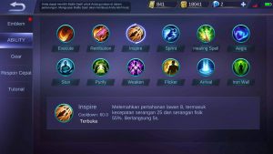 Skill:Spell Inspire cocok untuk Zhask