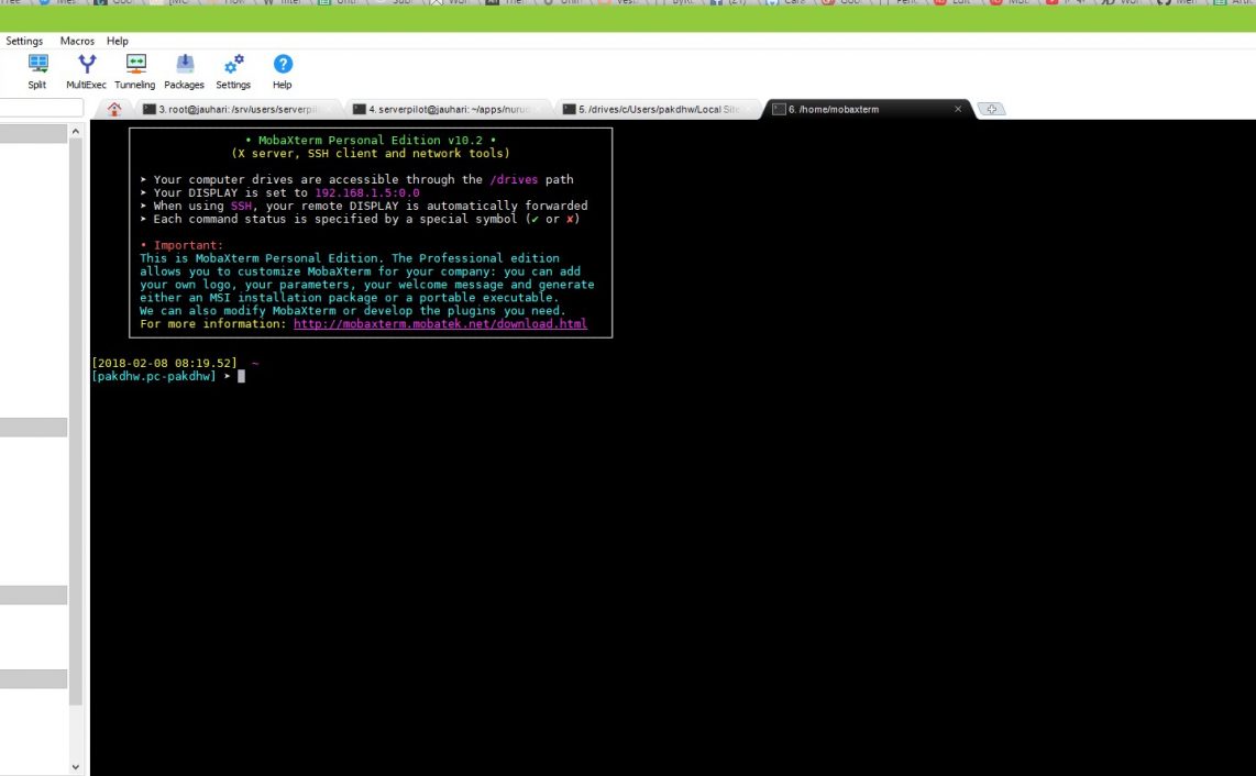 MobaXterm Solusi Keren dan Gratis SSH dan SFTP di OS Windows
