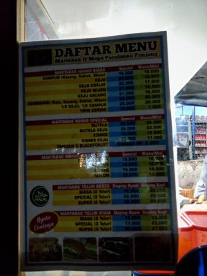 Harga Murah Meriah Martabak Omega Ponjong