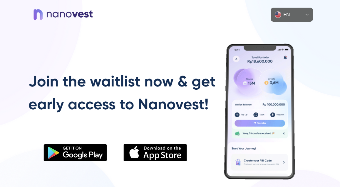 Invest serta Trading Kripto & Stock US satu Aplikasi #NanoVest